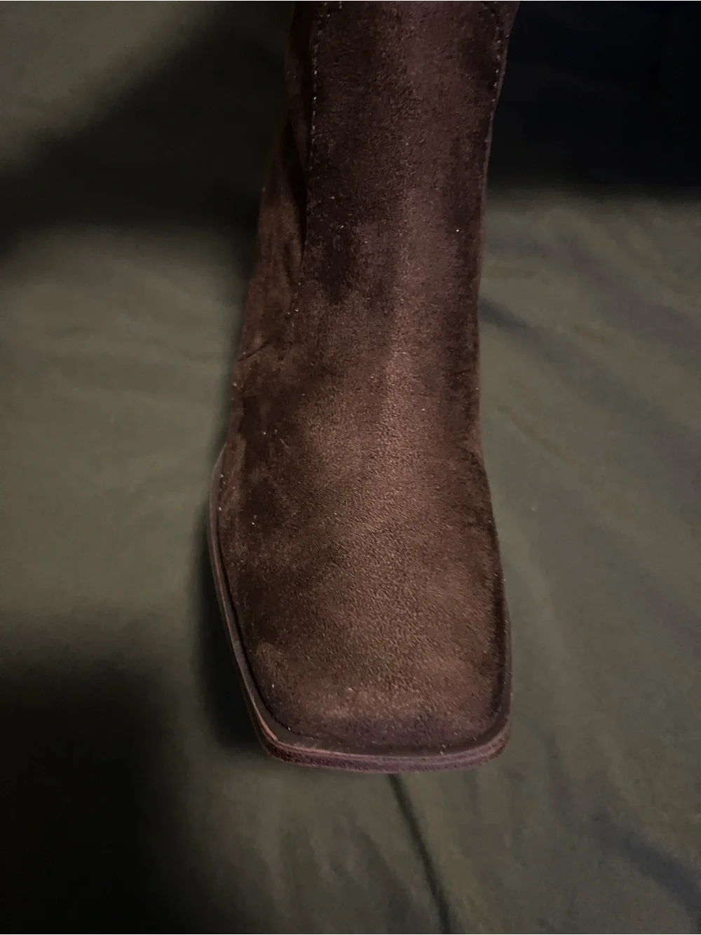 Nine West Tall Dark Brown 201 Suede Over-the-Knee Boots size 5.5